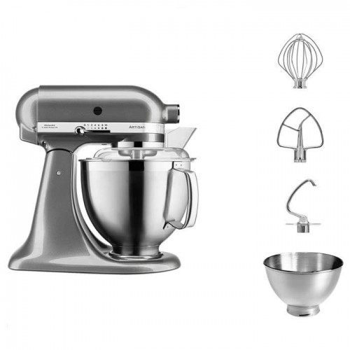 Comprar KitchenAid Artisan 5KSM185PSEMS Plata Medallón en Pepebar