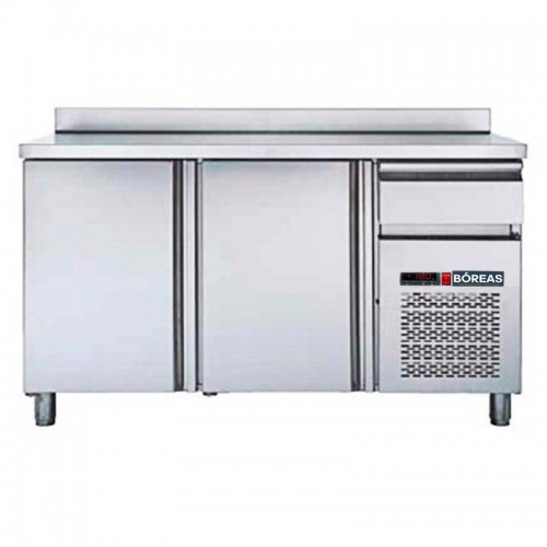 Comprar Bajo mostrador con peto trasero inox 2 puertas Bóreas FM150 en Pepebar