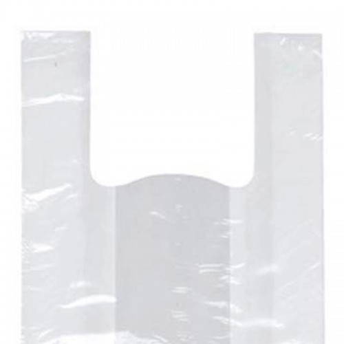Comprar 200 Bolsas de plástico camiseta 42 cm x 21 cm x 13 cm 12372 en Pepebar