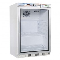 Mini armario refrigerado con puerta de cristal Blanco Forcar G-ER200G