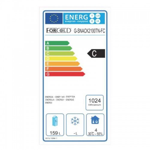 Comprar Mesa refrigerada gastronomía GN 1/1 2 puertas Forcold G-SNACK2100TN-FC en Pepebar