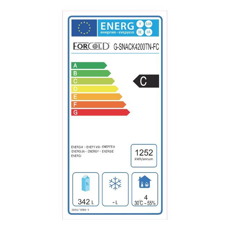 Comprar Mesa refrigerada gastronomía 4 puertas Forcold G-SNACK4100TN-FC en Pepebar
