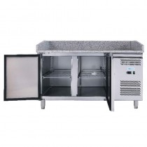 Mesa refrigerada mármol 2 puertas Forcold G-PZ2600TN-FC - Pepebar Mesa refrigerada mármol 2 puertas Forcold G-PZ2600TN-FC - Catálogo Bajo mostrador y mesas