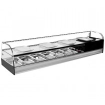Vitrina refrigerada grupo incorporado ABF-4C-INOX Vitrinas Gómez
