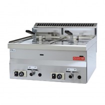 Cocina modular Freidora a gas Gastro-M 8 + 8 litros GL907 - Pepebar Cocina modular Freidora a gas Gastro-M 8 + 8 litros GL907 - Catálogo Cocinas de acero inoxidable