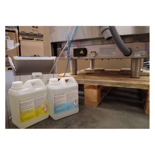 Comprar Lavavajillas de capota industrial 50x50 con dosificador de detergente y bomba de drenaje Stalgast 803036 en Pepebar