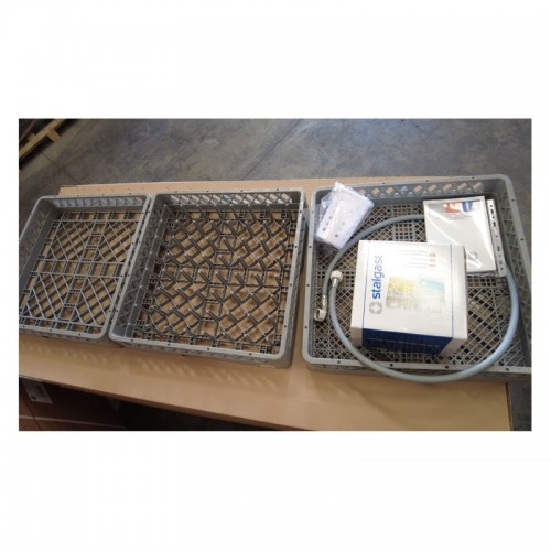 Comprar Lavavajillas de capota industrial 50x50 con dosificador de detergente y bomba de drenaje Stalgast 803036 en Pepebar
