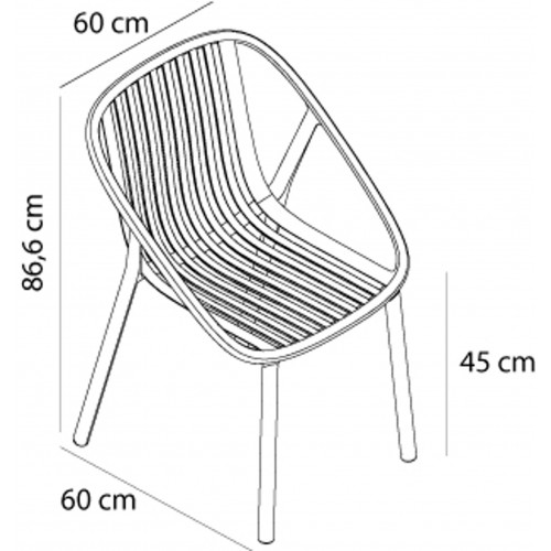 Comprar Silla Bini marfil Resol 05378 en Pepebar