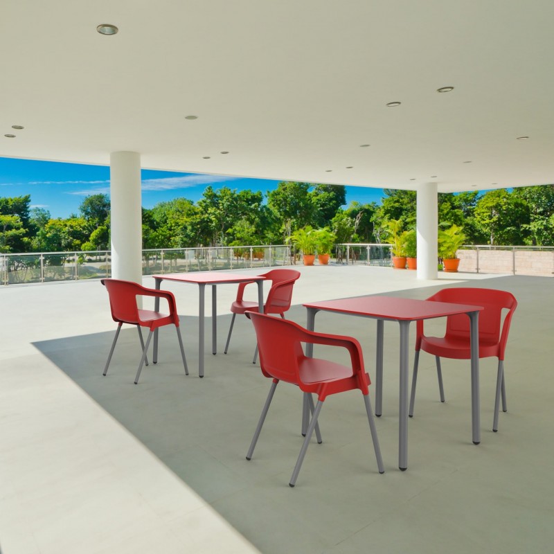 Comprar Mesa Marsella 70x70 blanca Resol 04577 en Pepebar