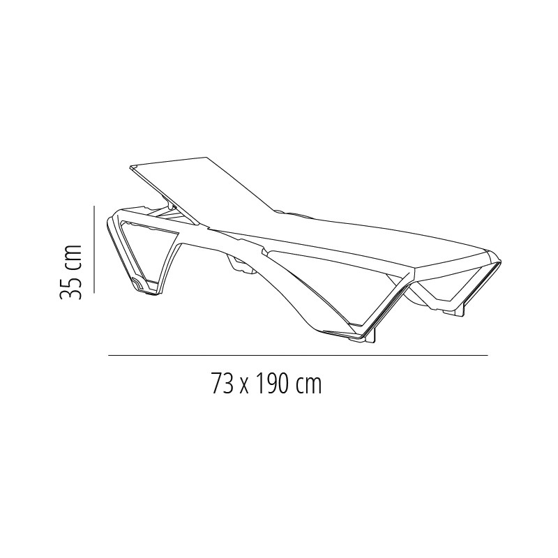Comprar Tumbona Acqua blanca y arena Resol 03206 en Pepebar