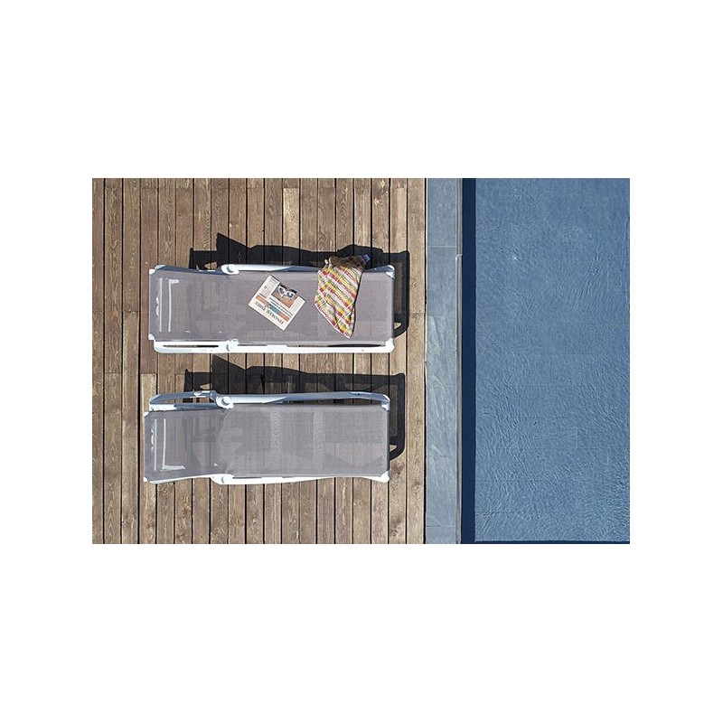 Comprar Tumbona Acqua blanca y arena Resol 03206 en Pepebar