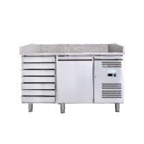 Mesa refrigerada pizzería con cajones y puerta Forcold G-PZ1610TN-FC - Pepebar Mesa refrigerada pizzería con cajones y puerta Forcold G-PZ1610TN-FC - Catálogo Bajo mostrador y mesas