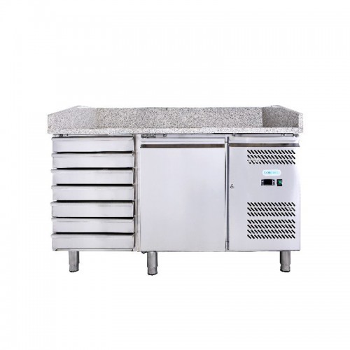 Comprar Mesa refrigerada pizzería con cajones y puerta Forcold G-PZ1610TN-FC en Pepebar