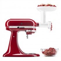 Picadora de carne y otros alimentos blanca Kitchenaid 5KSMFGA