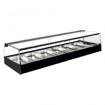 Vitrina refrigerada cristal frontal hasta nivel de barra T-10 - Pepebar Vitrina refrigerada cristal frontal hasta nivel de barra T-10 - Catálogo Vitrina tapas sobremostrador
