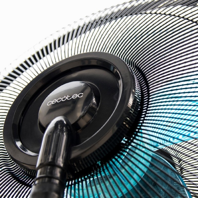 KOEM Magnum Elektrische staande ventilator, oscillerende koeler, lange afstand, 3 snelheden, met tank en wielen voor civiel en industrieel gebruik ( 66 cm