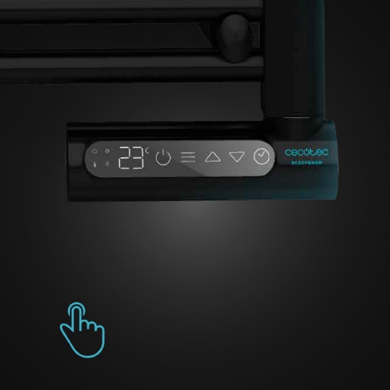Comprar Toallero eléctrico Ready Warm 9100 Smart Towel Black Cecotec en Pepebar