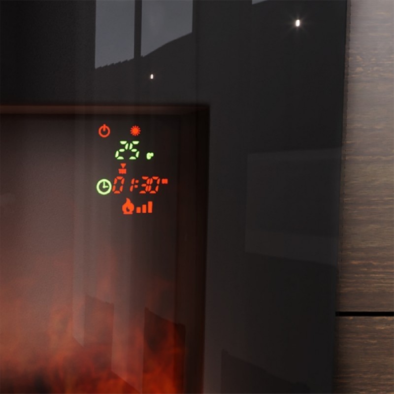 Comprar Chimenea electrica decorativa de pared Ready Warm 2600 Curved Flames Cecotec en Pepebar