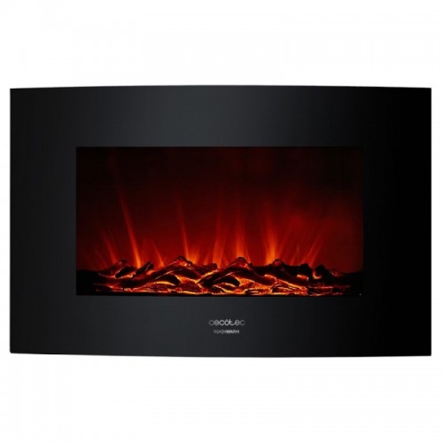 Comprar Chimenea electrica decorativa de pared Ready Warm 3500 Curved Flames Cecotec en Pepebar