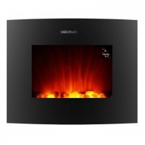 Chimenea eléctrica ReadyWarm 2650 Curved Flames Connected Cecotec - Catálogo Estufas de diseño