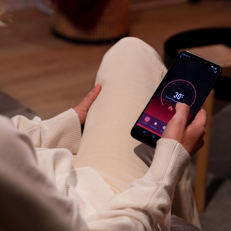 Comprar Chimenea eléctrica ReadyWarm 3590 Flames Connected White Cecotec en Pepebar