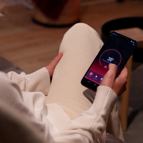 Comprar Chimenea eléctrica ReadyWarm 3590 Flames Connected White Cecotec en Pepebar