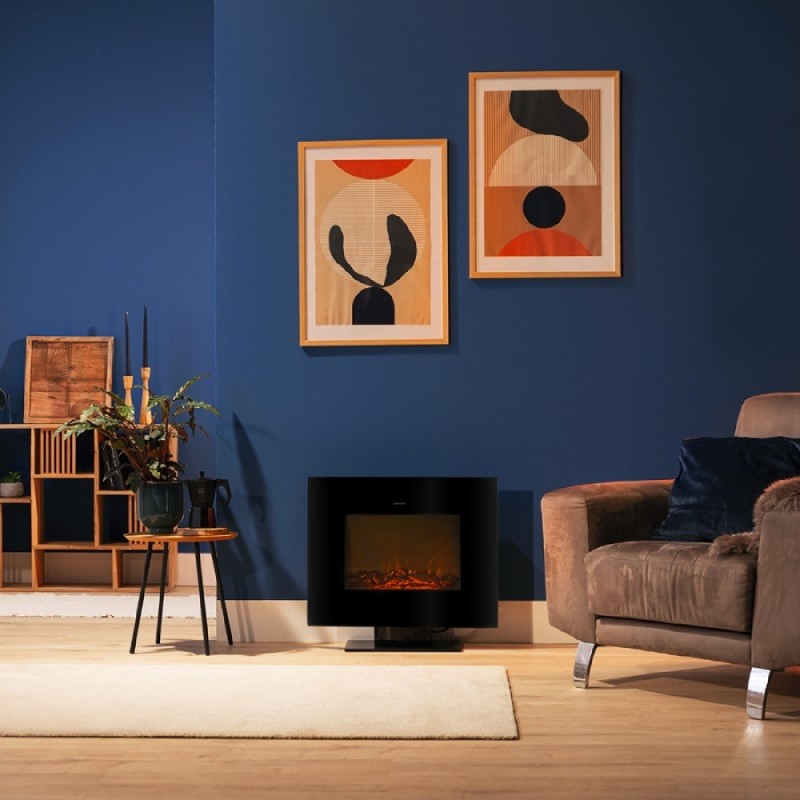 Comprar Chimenea eléctrica ReadyWarm 2700 Design Flames Black Cecotec en Pepebar