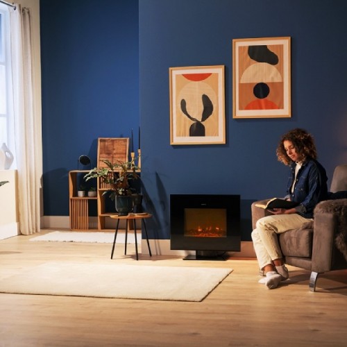 Comprar Chimenea eléctrica ReadyWarm 2700 Design Flames Black Cecotec en Pepebar