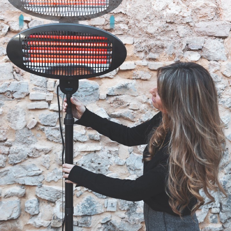 Comprar Calefactor halógeno ext. de pie Ready Warm 8100 Power Quartz Cecotec en Pepebar