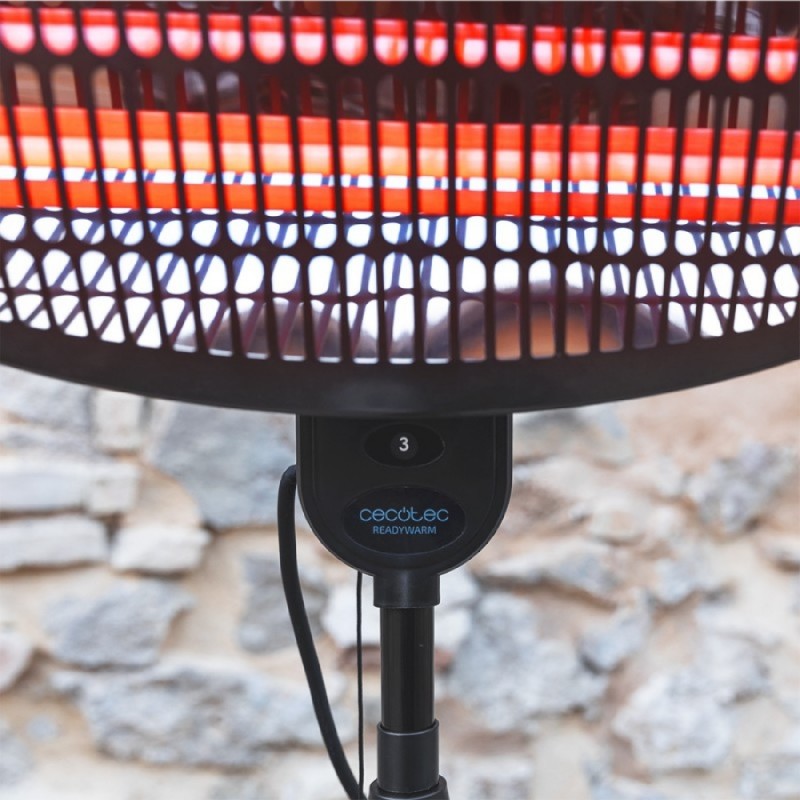 Comprar Calefactor halógeno ext. de pie Ready Warm 8100 Power Quartz Cecotec en Pepebar