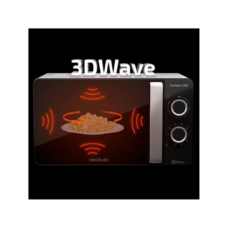 Comprar Microondas 20l con grill ProClean 3150 Cecotec en Pepebar