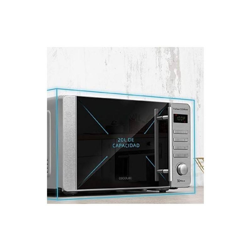 Comprar Microondas 20l con grill ProClean 5120 Mirror Cecotec en Pepebar