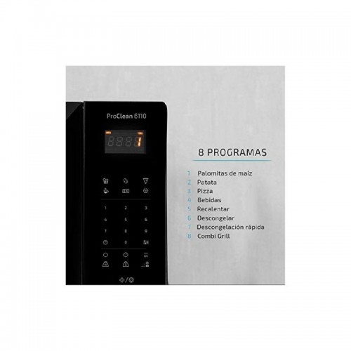 Comprar Microondas 23l con grill ProClean 6110 Cecotec en Pepebar