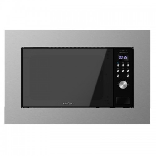 Comprar Microondas encastrable GrandHeat 2000 Built-In Steel Black Cecotec en Pepebar