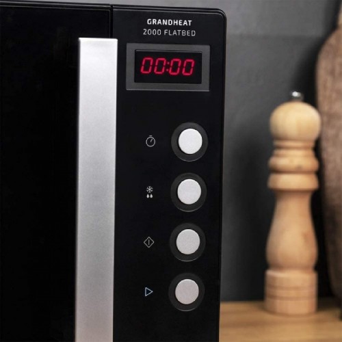 Comprar Microondas sin plato GrandHeat 2000 Flatbed Black Cecotec en Pepebar
