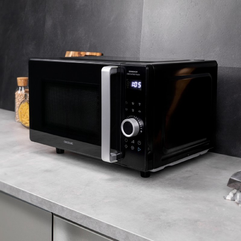 Microondas sin plato GrandHeat 2500 Flatbed Touch Black Cecotec Comprar Microondas sin plato GrandHeat 2500 Flatbed Touch Black Cecotec en Pepebar