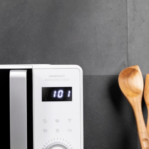 Comprar Microondas sin plato GrandHeat 2500 Flatbed Touch White Cecotec en Pepebar