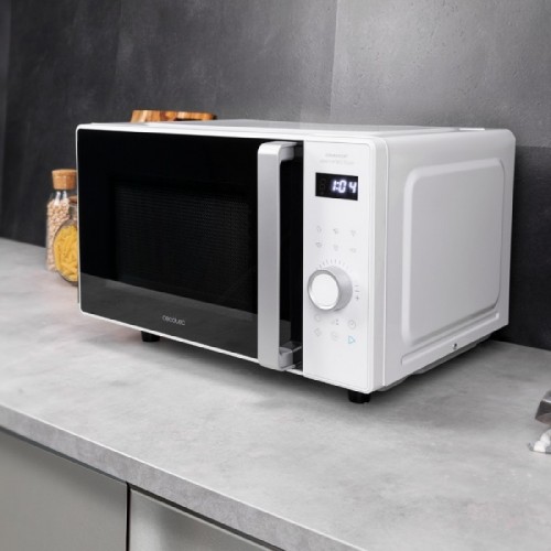 Comprar Microondas sin plato GrandHeat 2500 Flatbed Touch White Cecotec en Pepebar