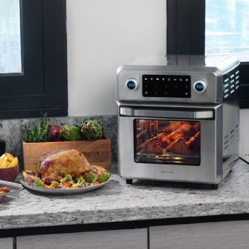 Comprar Horno Freidora Bake&Fry 1400 Touch Steel Cecotec en Pepebar