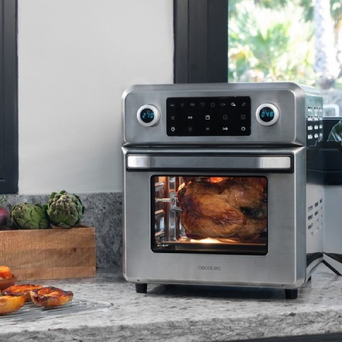 Comprar Horno Freidora Bake&Fry 1400 Touch Steel Cecotec en Pepebar