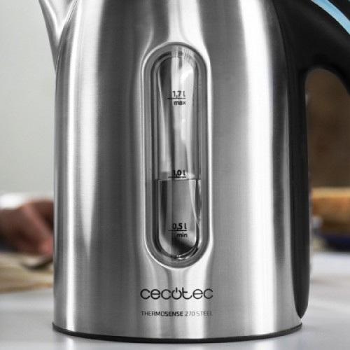 Comprar Hervidor de agua ThermoSense 270 Steel Cecotec en Pepebar