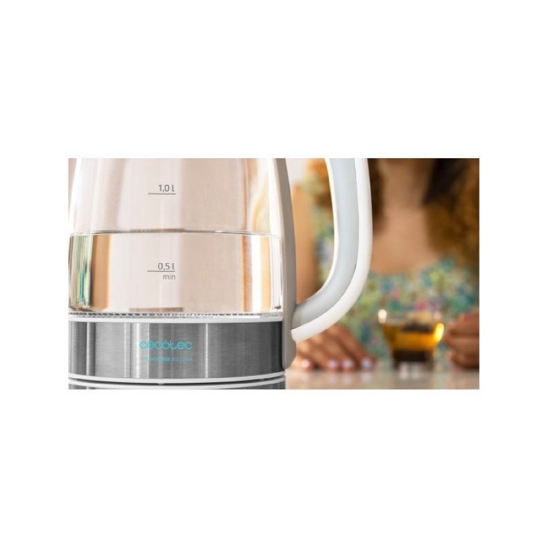Comprar Hervidor de agua ThermoSense 350 Clear Cecotec en Pepebar