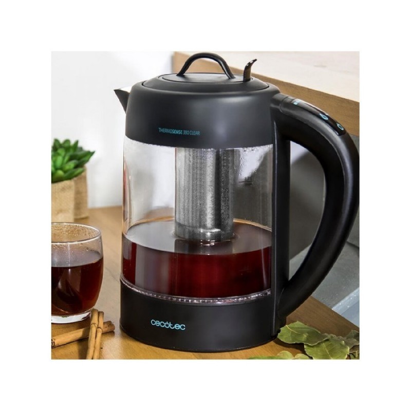 Comprar Hervidor de agua ThermoSense 390 Clear Cecotec en Pepebar