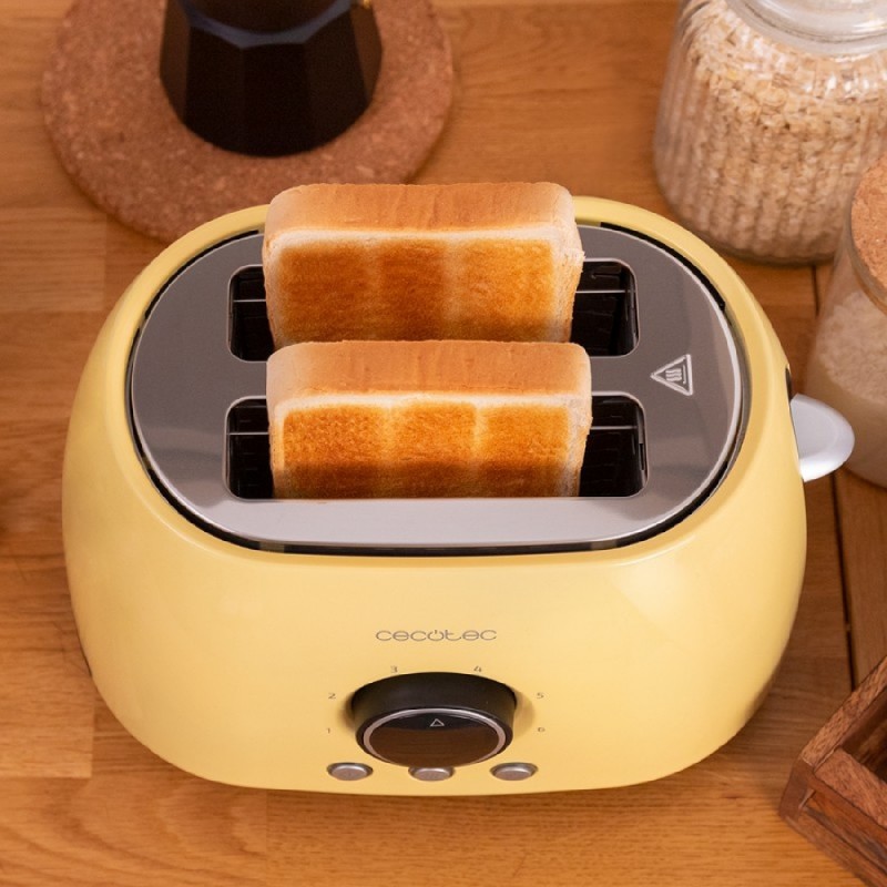 Tostador vertical digital ClassicToast 8000 Yellow Double Cecotec Comprar Tostador vertical digital ClassicToast 8000 Yellow Double Cecotec en Pepebar