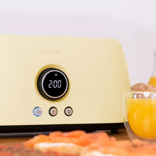 Comprar Tostador vertical digital ClassicToast 15000 Yellow Extra Double Cecotec en Pepebar