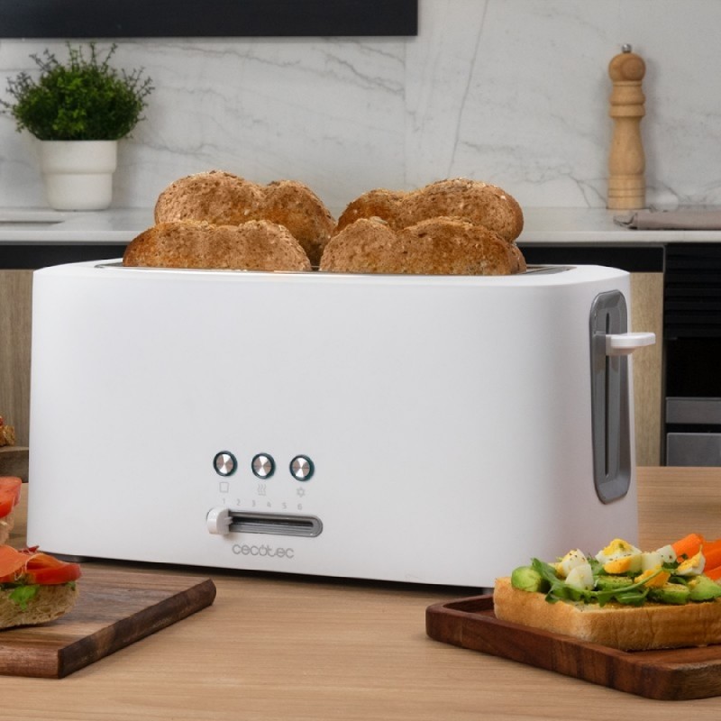 Tostador vertical Toast&Taste 16000 Extra White Cecotec