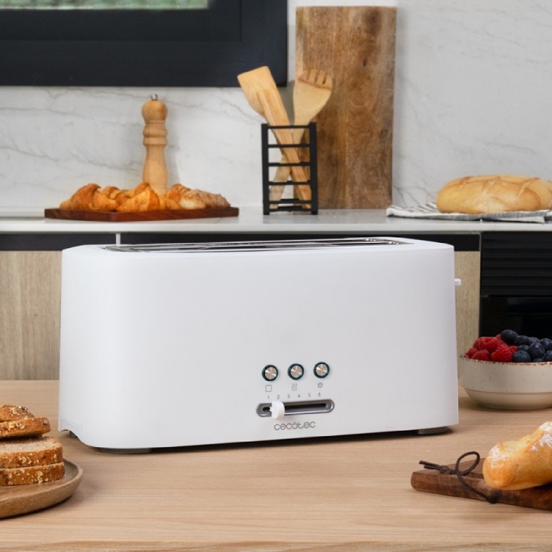 Comprar Tostador vertical Toast&Taste 16000 Extra White Cecotec en Pepebar