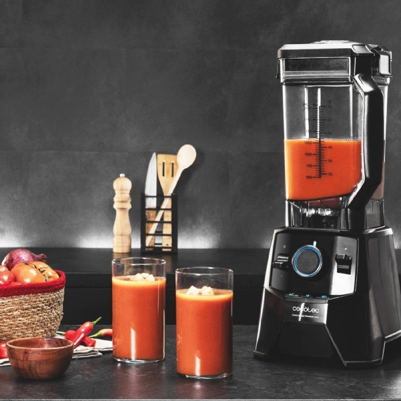 Batidora de vaso Power Black Titanium 2000 Pro Cecotec Comprar Batidora de vaso Power Black Titanium 2000 Pro Cecotec en Pepebar