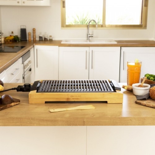 Plancha de cocina Tasty&Grill 2000 Bamboo LineStone Cecotec Comprar Plancha de cocina Tasty&Grill 2000 Bamboo LineStone Cecotec en Pepebar