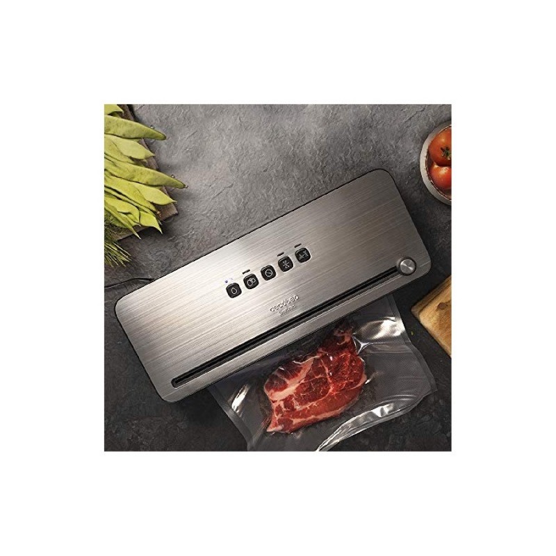 Comprar Envasadora al vacío SealVac 140 SteelCut Cecotec en Pepebar